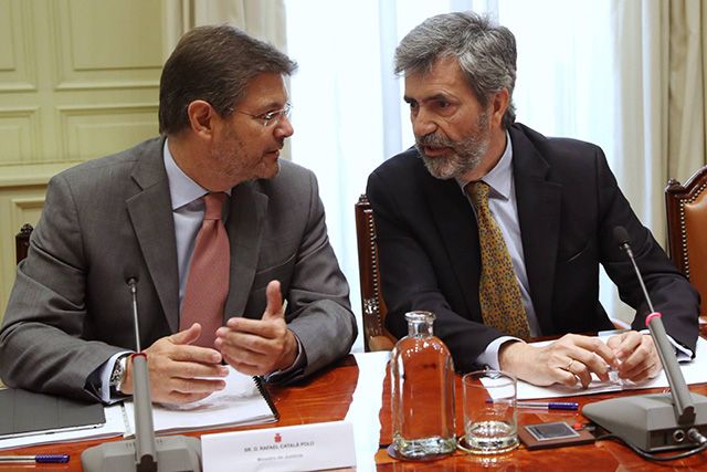 Carlos Lesmes y Rafael Catalá