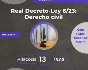 Webinar Decreto 6/23: CIVIL