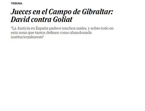 Jueces en el Campo de Gibraltar