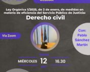 Webinar Ley de tribunales de instancia y jurisdicción civil