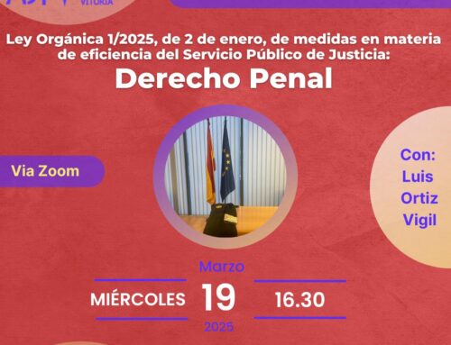 Webinar Ley de tribunales de instancia y jurisdicción penal -19 de marzo